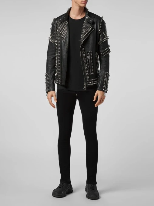 Кожаная куртка PHILIPP PLEIN