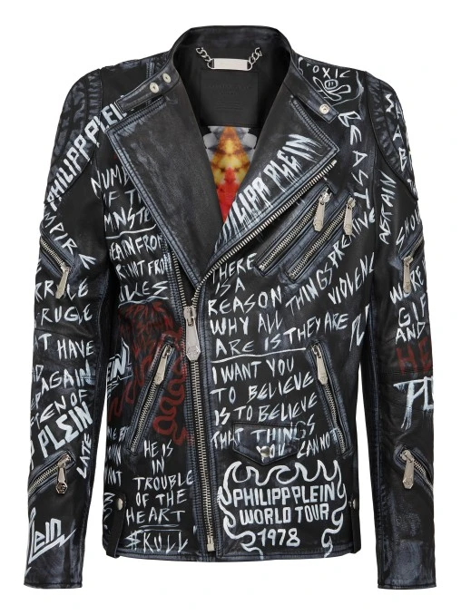 Кожаная куртка PHILIPP PLEIN