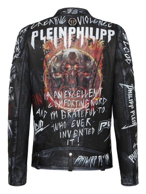 Кожаная куртка PHILIPP PLEIN
