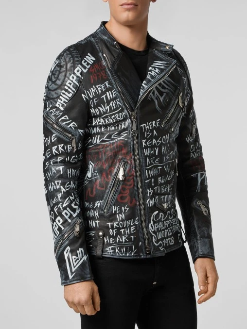 Кожаная куртка PHILIPP PLEIN