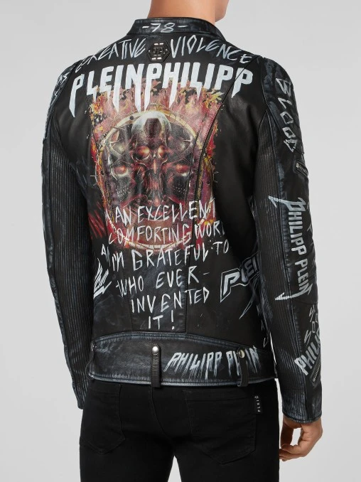 Кожаная куртка PHILIPP PLEIN