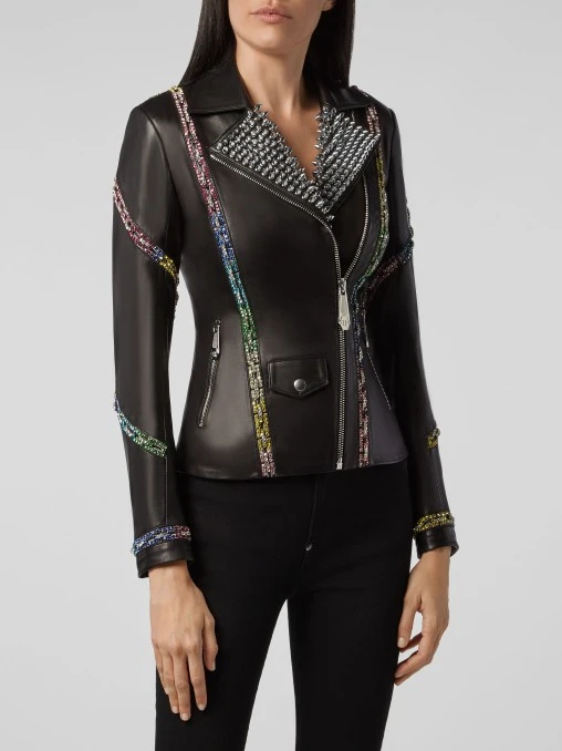 Кожаная куртка PHILIPP PLEIN