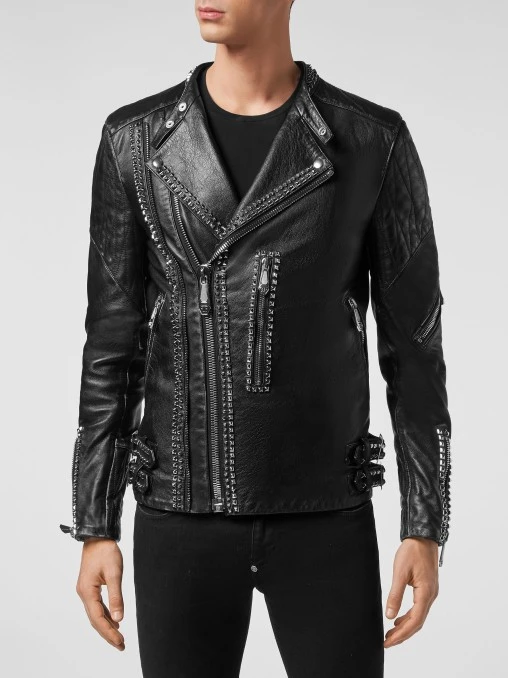 Кожаная куртка PHILIPP PLEIN