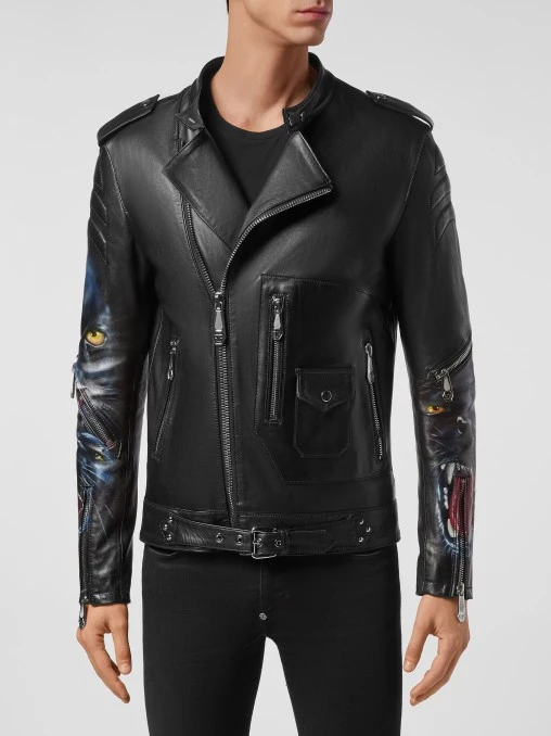 Кожаная куртка PHILIPP PLEIN