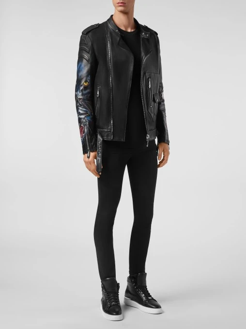 Кожаная куртка PHILIPP PLEIN