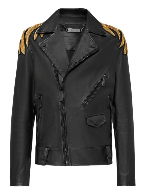 Кожаная куртка PHILIPP PLEIN