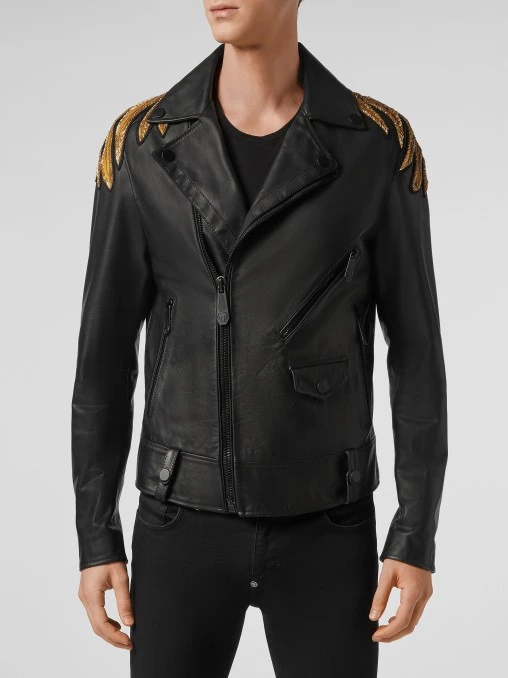 Кожаная куртка PHILIPP PLEIN