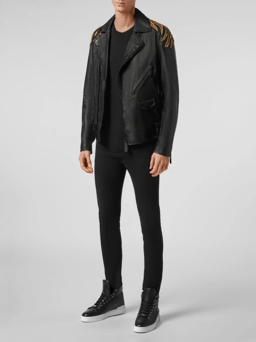 Кожаная куртка PHILIPP PLEIN