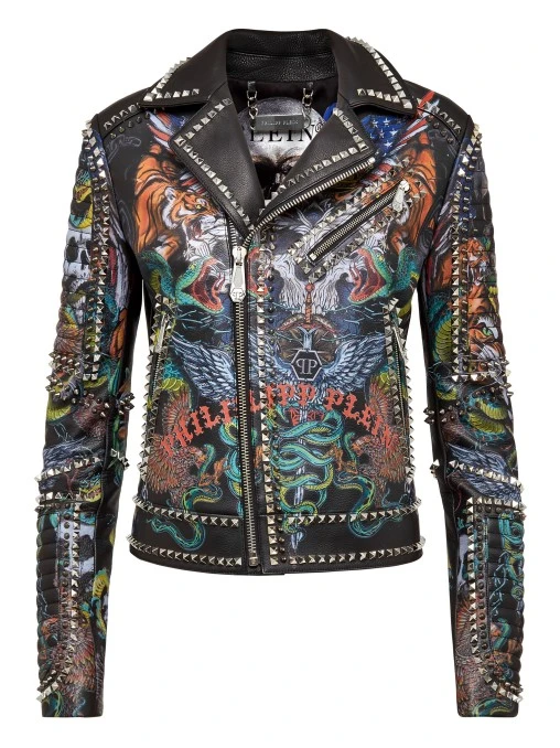 Кожаная куртка PHILIPP PLEIN