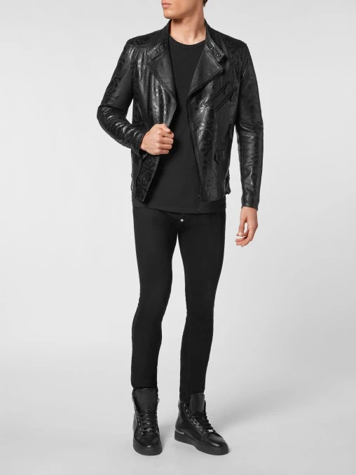 Кожаная куртка PHILIPP PLEIN