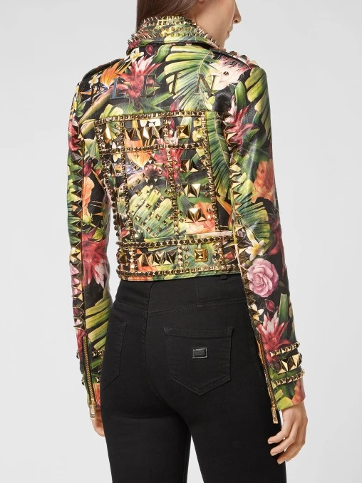 Кожаная куртка PHILIPP PLEIN