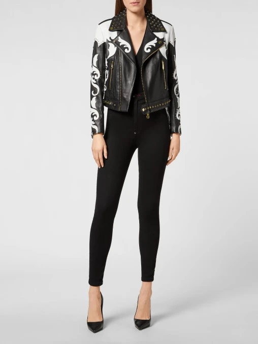 Кожаная куртка PHILIPP PLEIN