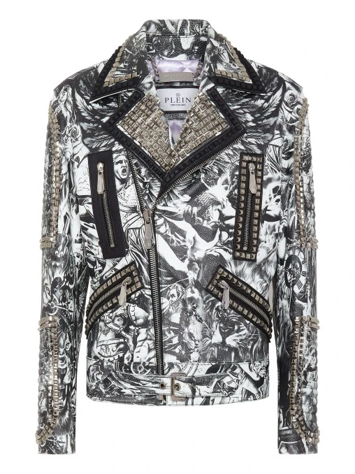 Кожаная куртка PHILIPP PLEIN