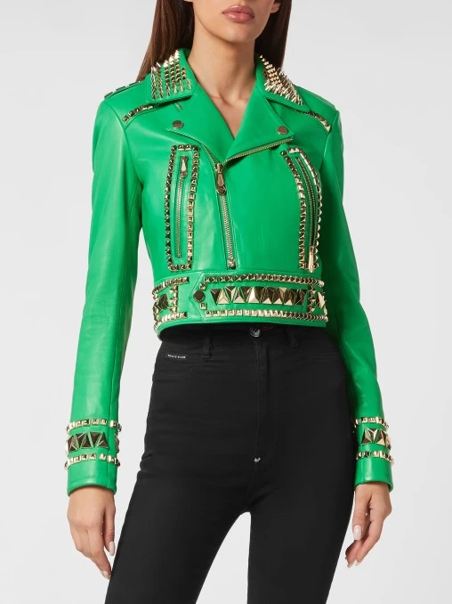 Кожаная куртка PHILIPP PLEIN