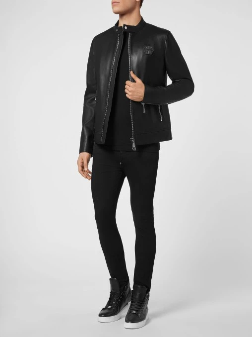 Кожаная куртка PHILIPP PLEIN