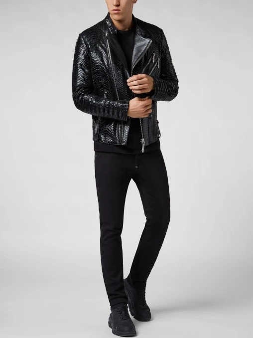 Кожаная куртка PHILIPP PLEIN