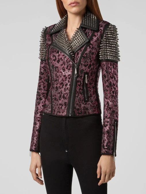 Кожаная куртка PHILIPP PLEIN