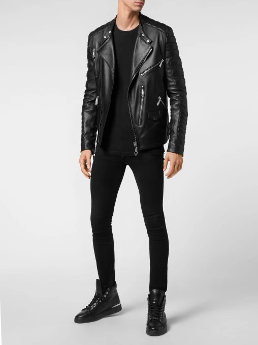 Кожаная куртка PHILIPP PLEIN
