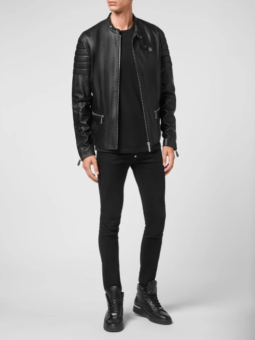 Кожаная куртка PHILIPP PLEIN
