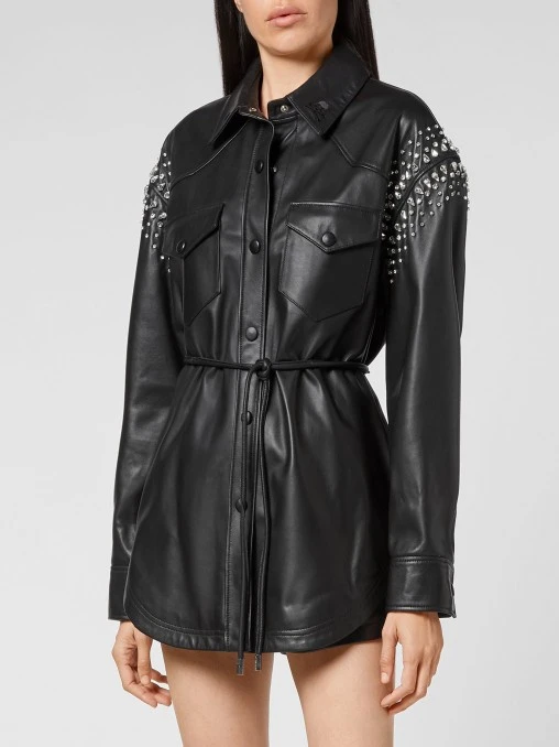 Кожаная куртка PHILIPP PLEIN