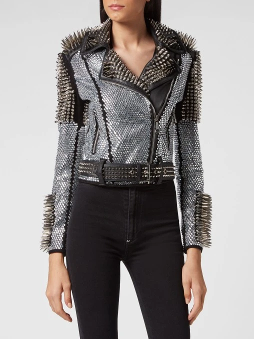 Кожаная куртка PHILIPP PLEIN