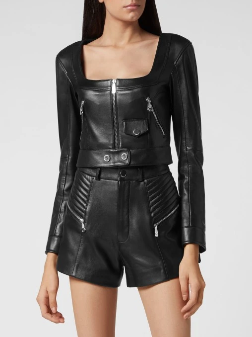 Кожаная куртка PHILIPP PLEIN