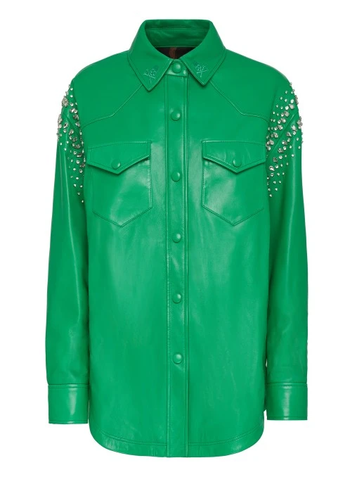 Кожаная куртка PHILIPP PLEIN