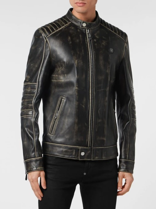 Кожаная куртка PHILIPP PLEIN