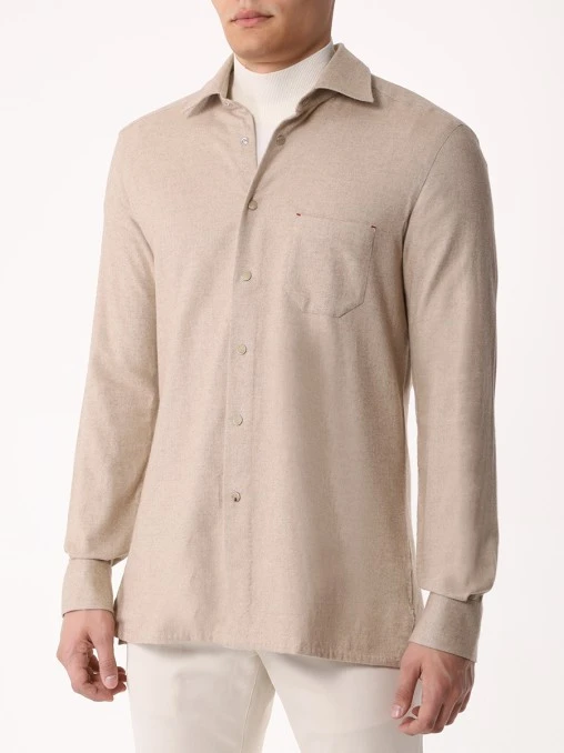 Рубашка Slim Fit хлопковая KITON