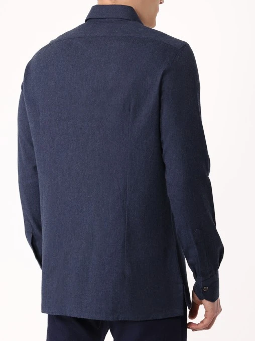 Рубашка Slim Fit хлопковая KITON