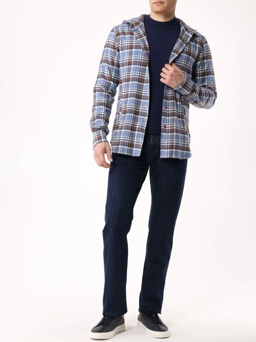 Рубашка Regular Fit хлопковая KITON