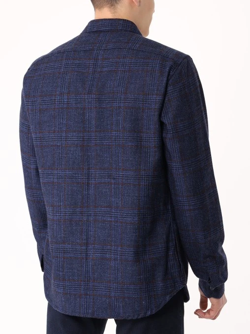 Рубашка Regular Fit шерстяная KITON