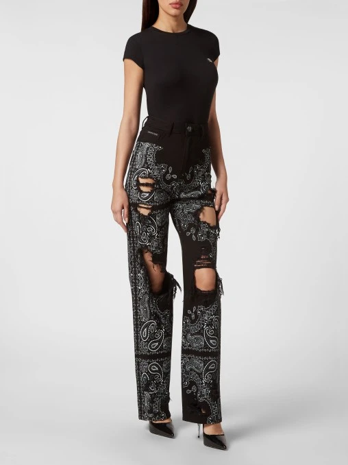 Широкие джинсы PHILIPP PLEIN