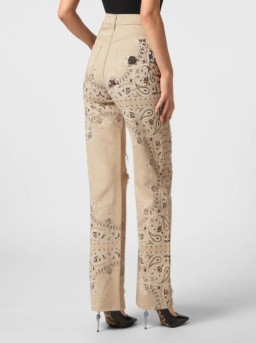 Широкие джинсы PHILIPP PLEIN