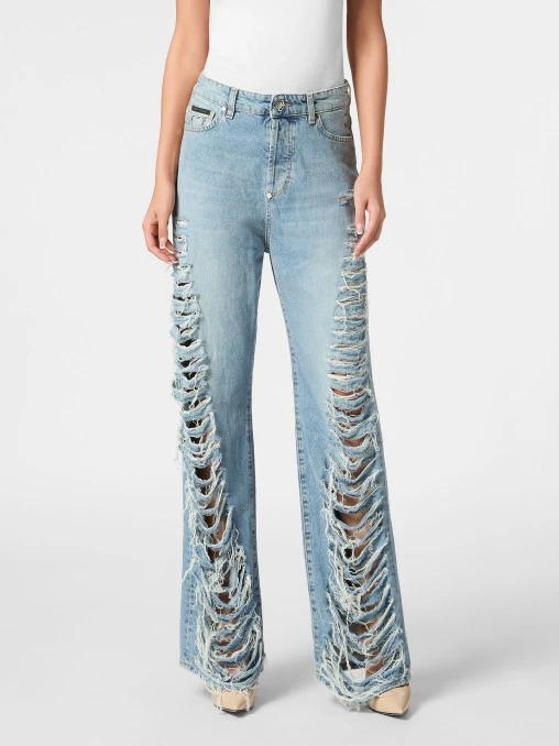Широкие джинсы PHILIPP PLEIN