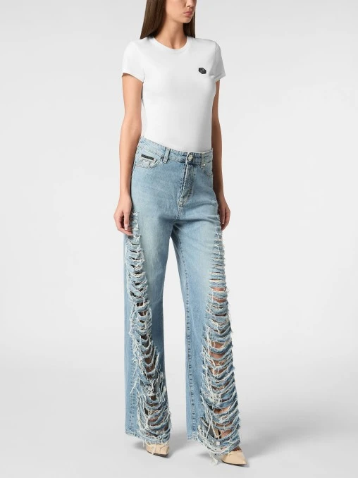 Широкие джинсы PHILIPP PLEIN