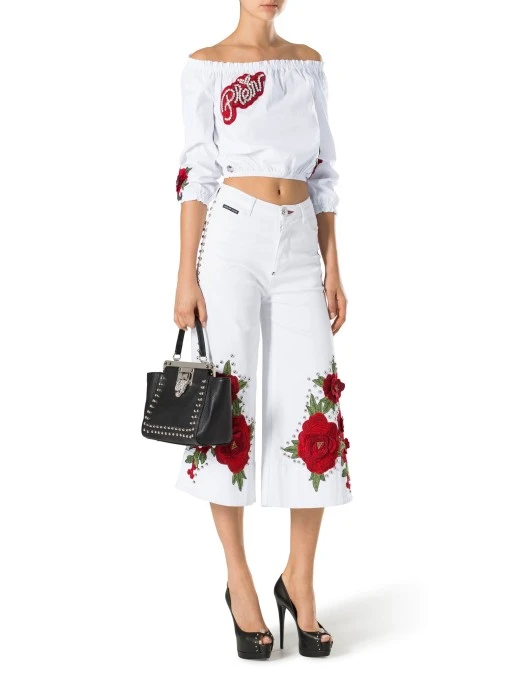 Широкие джинсы PHILIPP PLEIN