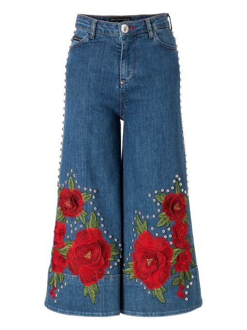 Широкие джинсы PHILIPP PLEIN
