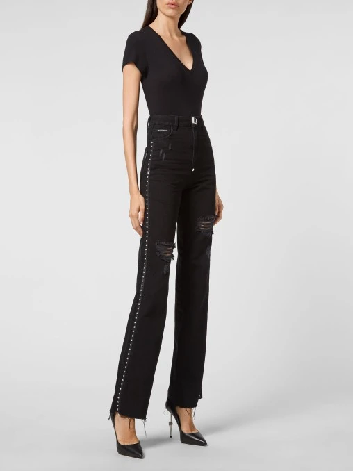 Широкие джинсы PHILIPP PLEIN