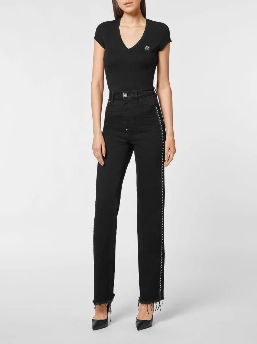 Широкие джинсы PHILIPP PLEIN