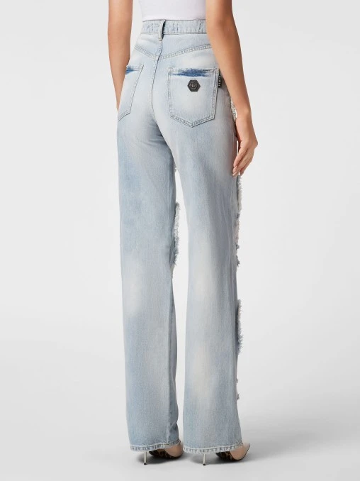 Широкие джинсы PHILIPP PLEIN