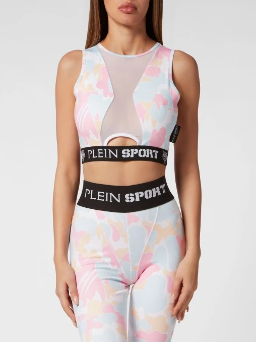 Спортивный топ PLEIN SPORT