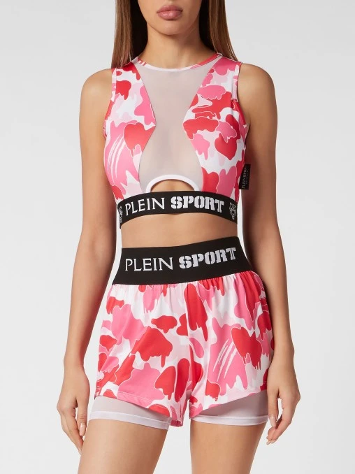 Спортивный топ PLEIN SPORT