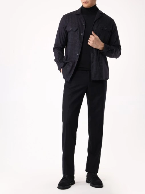 Рубашка Regular Fit из хлопка и лиоцелла CANALI