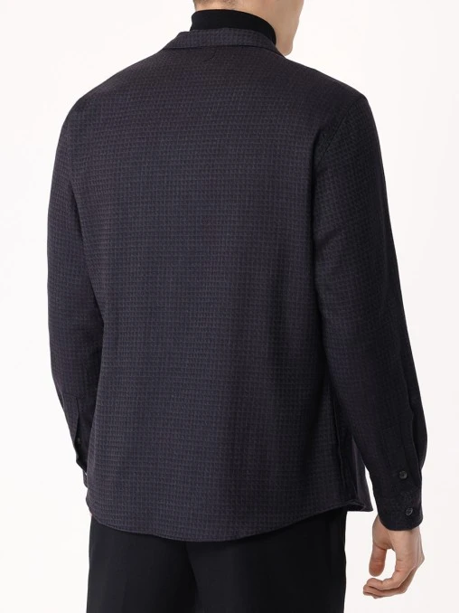 Рубашка Regular Fit из хлопка и лиоцелла CANALI