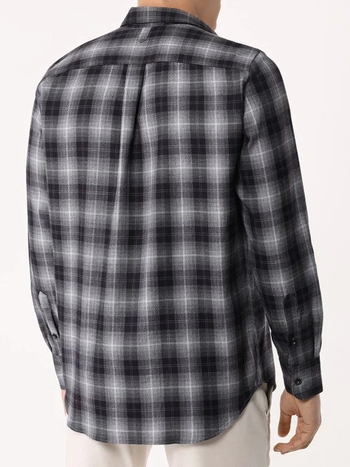 Рубашка Regular Fit из хлопка и лиоцелла CANALI