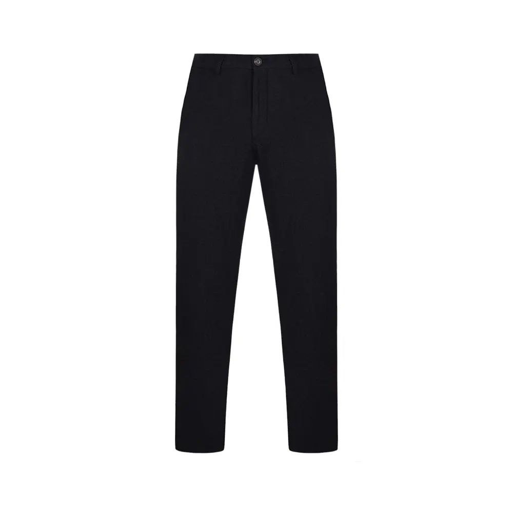 Брюки Regular Fit из хлопка и шерсти