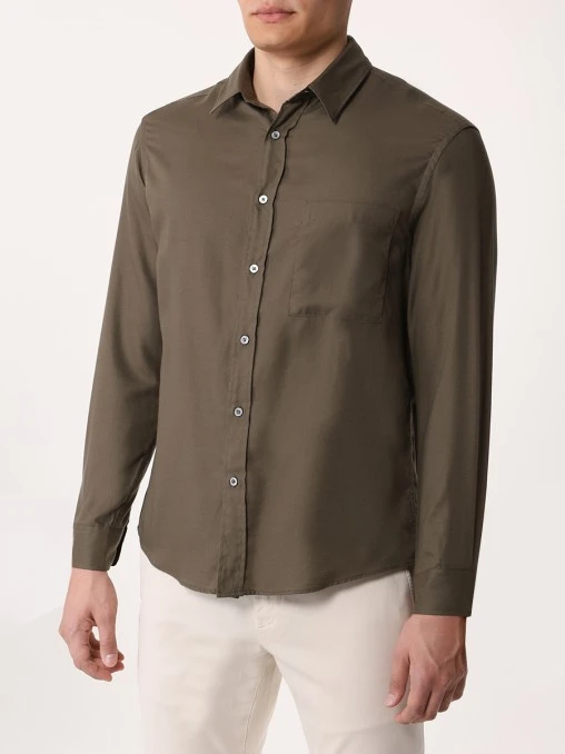 Рубашка Regular Fit хлопковая CANALI
