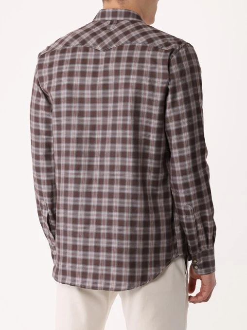 Рубашка Regular Fit хлопковая CANALI