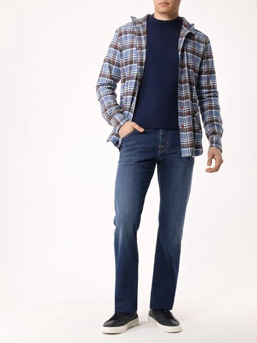 Джинсы Regular Fit хлопковые JACOB COHEN